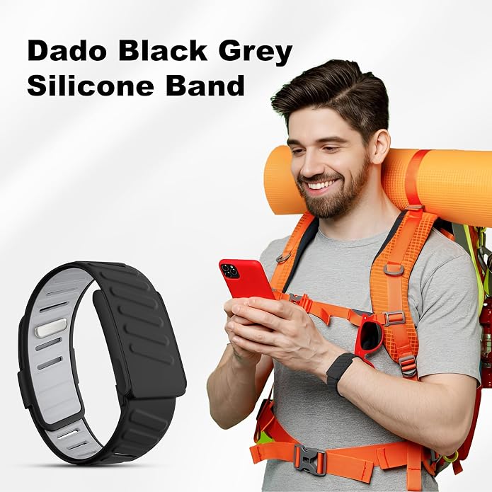 DADO Multi-Pack Wrist Bands Compatible with Whoop 5.0, Peak, One & Life MG – Hydroknit Nylon, Sport Silicone, Premium Nylon – Replacement Straps with Hook, Clasp, Quick Link Slider