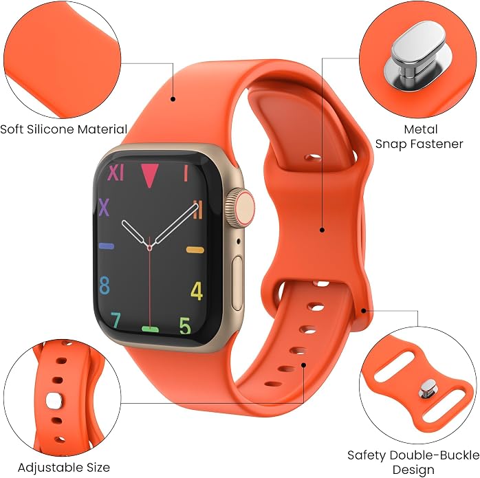 16+16 Pack Band and Case Compatible with Apple Watch Band 46mm 45mm 44mm 42mm 41mm 40mm for Women Men, Watch Band Organizer, Screen Protector Case for iWatch Series 11 10 9 8 7 6 5 4 SE