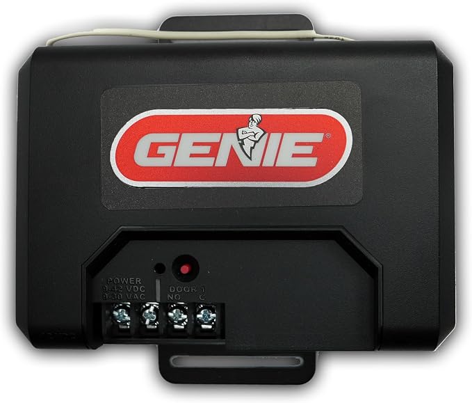 Genie GIR1DR-R Universal Garage Door Opener Conversion Kit – Fixes Frequency Interference and Upgrades Most Brands to Intellicode Security, Black