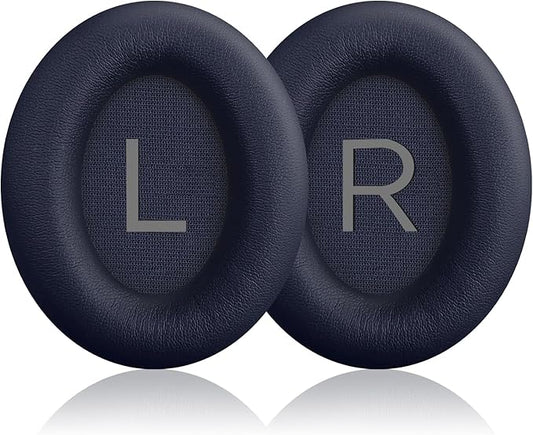 Replacement Ear Pads for Bose QuietComfort 45 (QC45)/QuietComfort SE (QC SE)/Quiet Comfort Headphones, Ear Cushions, Headset Earpads, Ear Cups Cover with Soft Protein Leather (Dark Blue)