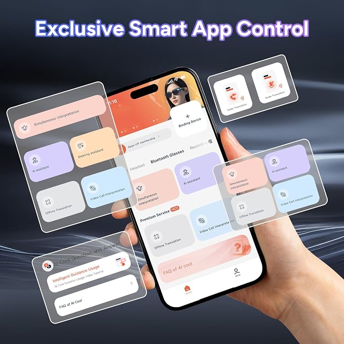 AI Digital Voice Recorder&Translator - Transcribe & Summarize & Note AI Noise Cancellation Technology, Supports 108 Languages,APP Control Audio RecorderTranscribeSummarize (Gray)