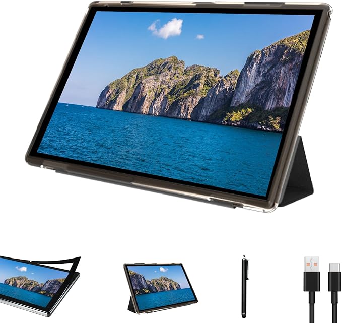 Android Tablet 10 Inch Tablet With Case Stylus Android 15 Tablets 8GB RAM 32GB ROM Support 1TB Expansion 6000mah Battery 10.1" IPS HD Touchscreen 2MP+8MP Dual Camera WIFI-6 Bluetooth5.0 Tablets