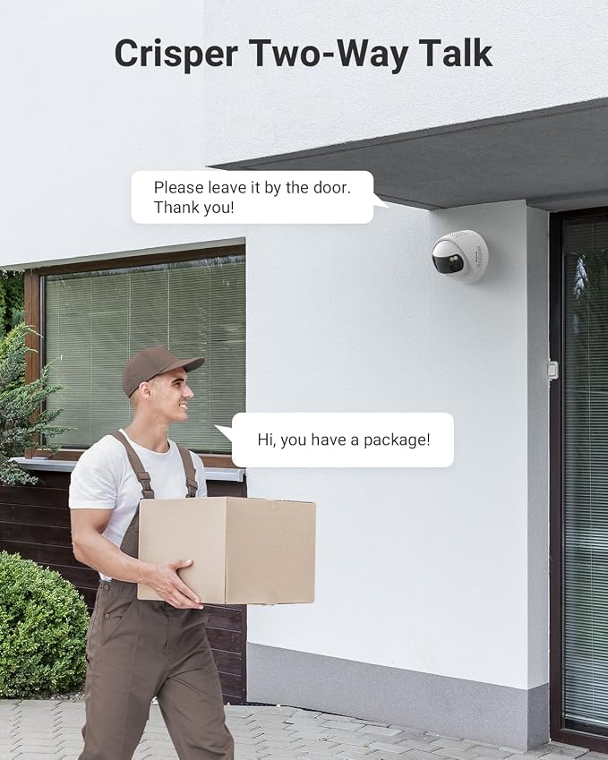 ANNKE FCD600 PoE Security Camera Outdoor with Dual-Lens 180° Filed of View, 6MP IP Surveillance Camera Support Color Night Vision, Person/Vehicle Detection, Two-Way Talk, Built-in SD Card Slot