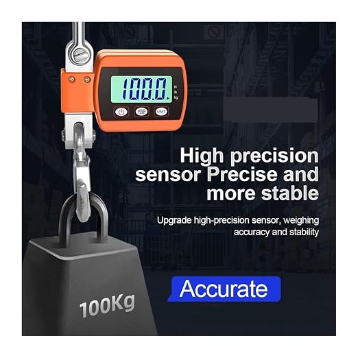 Hanging Scale Luggage Scales Digital Crane Portable Heavy Duty LCD Backlight Industrial Hook Unit Change