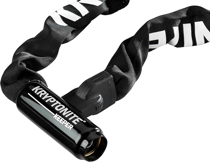 Kryptonite Keeper 785 Bike Chain Lock,2.8 Feet Long Heavy Duty Anti-Theft Bicycle Chain Lock with Keys for Bike,Motorcycle,Scooter,Bicycle,Door,Gate,Fence,(Pack of 5)