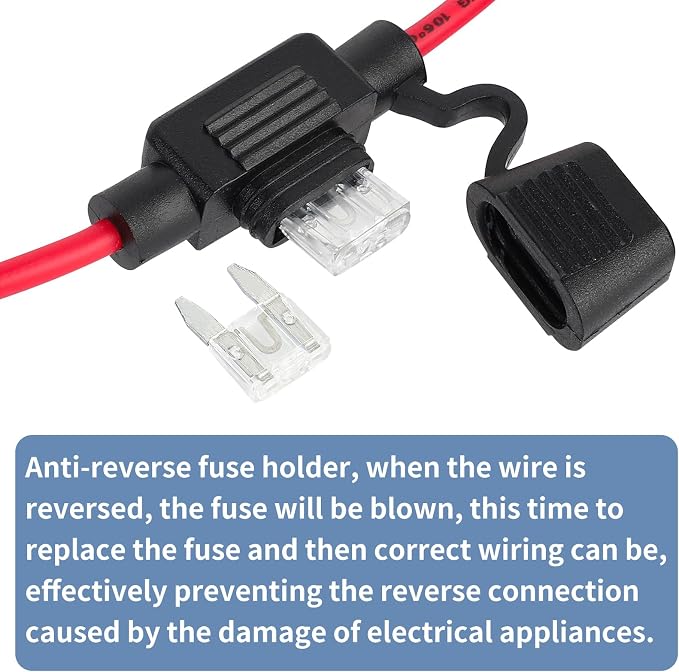 BZONE 24V 36V 48V to 12V 30A 360W Converter Step Down Voltage Reducer with Fuse & Connectors DC to DC Buck Converter 12V Golf Cart Voltage Regulator Waterproof Transformer for Golf Cart