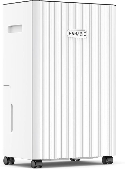 2500 Sq.Ft Dehumidifier for Basement, 32 Pint Dehumidifiers for Home with Drain Hose, Ultra Quiet 32dB, Smart Humidity Control, 24H Timer, Energy Efficient, Portable for Bedroom, Bathroom, RV