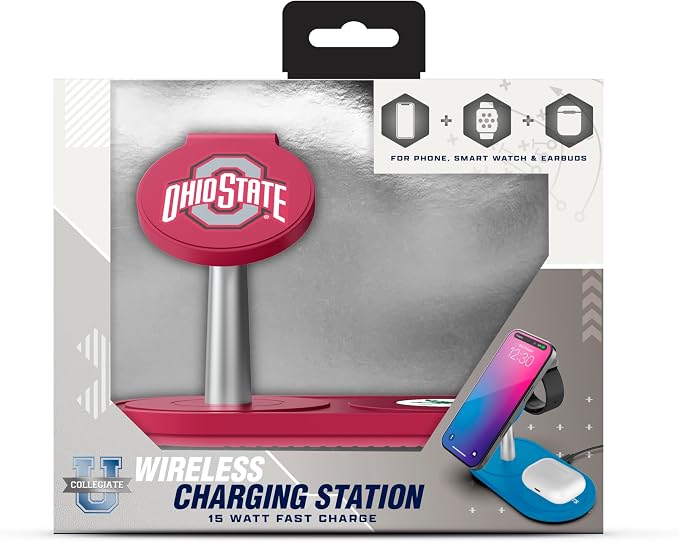 SOAR Collegiate 3-in-1 Wireless Charging Station