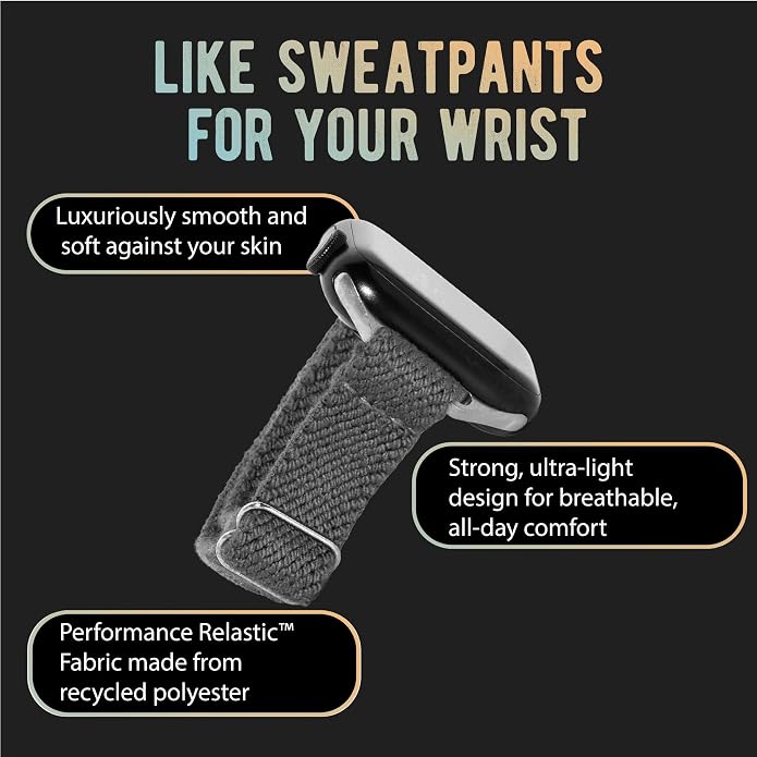 Braxley Bands for Apple Watches - Stretchy and Washable - Adjustable with Apple Watch Bands for Women & Men - Compatible with Apple Watch Series SE Ultra 9 8 7 6 5 4 3 2 1