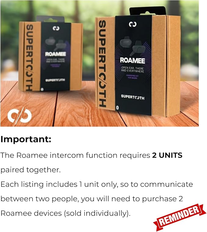 Roamee - Bluetooth Hands-Free Kit for Bikers