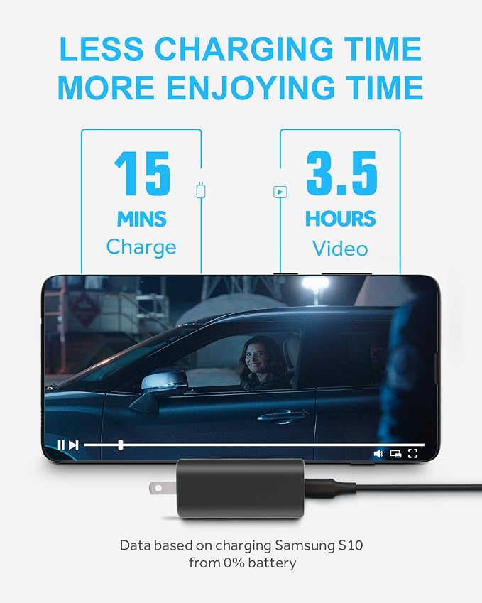 NANAMI Wireless Charger -Wireless Charging Stand with USB C Charger 30W Wall Charger PD3.0 Fast Charging for iPhone 15/14/13/12/SE 2020/11 Pro/8, Samsung Galaxy S24/S23/S21/S20/S10