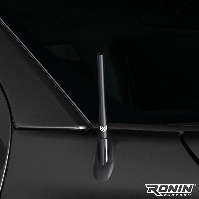 RONIN FACTORY Truck Antenna for Ford F150 F250 F350 Super Duty Raptor Bronco (21-23) Lightning Dodge RAM 1500 Accessories - Anti Theft - Carwash Safe - Short Antenna F150 (4 Inch)