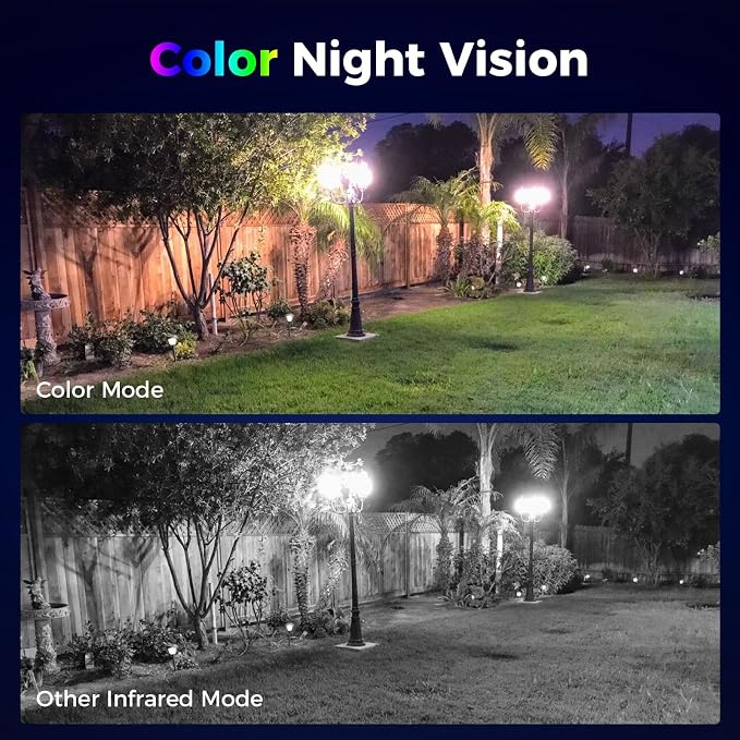 Hiseeu 【Auto Tracking +2-Way Audio】 5MP PoE Wired Security Camera Outdoor,PTZ 300°Pan 90 Tilt Digital Zoom,CCTV Home Security Cameras,Spotlight Alarm,Human Detection,No Monthly Fee