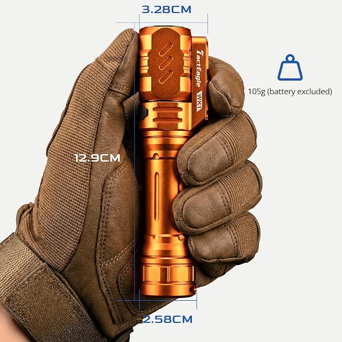 Rechargeable Flashlight High Lumens, 1400 Lumens Pocket Flashlight with 180 Degree Head, Dual Light Sources Magnetic Flashlight for Camping, Working, Outdoor, Hiking, Emergency
