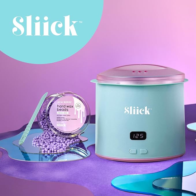 Sliick Professional Wax Warmer – At Home Waxing Kit for Women, At Home Wax Kit for Face & Body Hair Removal