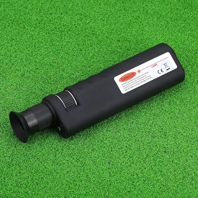 Fiber Optic Inspection Microscope 400x LED Illumination Handheld Anti Slip Rubber SC/LC/FC Connection Fiber Cable Microscope Detector