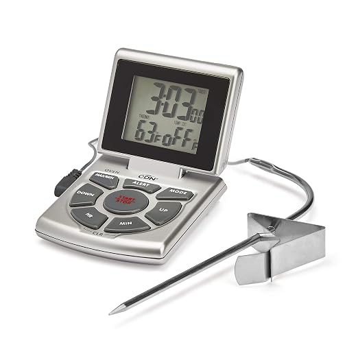 CDN DTTC-S Combo Probe Thermometer, Timer & Clock - Silver