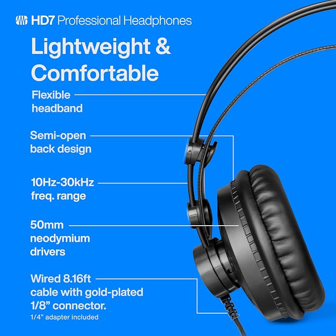 PreSonus HD7 Professional Monitoring Headphones