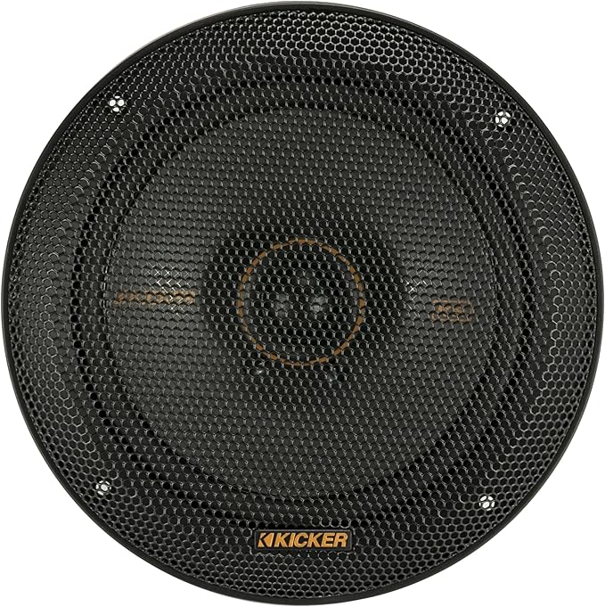 KICKER 51KSC6504 KS-Series 6.5" Coaxial Speakers with .75" tweeters, 4-Ohm, Pair