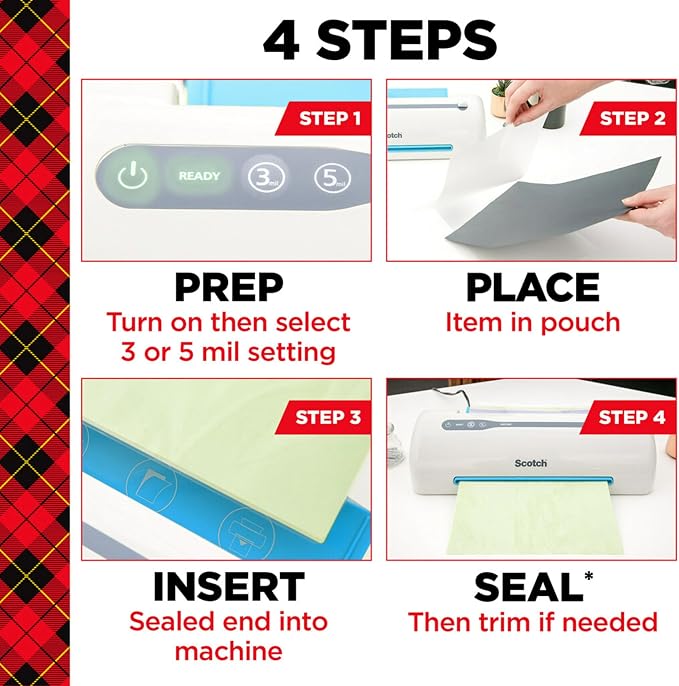 Scotch Thermal Laminating Pouches, for Use with Thermal Laminators, 8.9 x 11.4 Inches, Letter Size Sheets, 100-Count (Pack of 6)