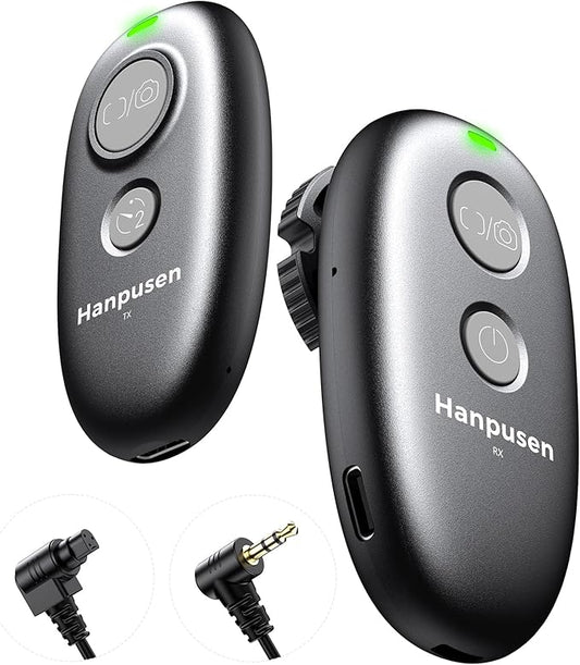 for Canon Camera Rechargeable Remote Shutter Release - Wireless Remote Control for Canon R6 Mark II/T7/T6/T5/T7i/R8/R100/R5/R10/R6/R7/R50 V/5D Mark IV/R/RP/90D/80D/70D/T8i/SL3, No Disposable Batteries