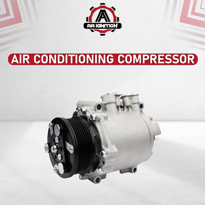 Honda CRV AC Compressor - Compatible with 2002-2006 Honda CR-V, 2.4L Vehicles - Replaces 10663AC, 1522110, 10345240, 10349721, 638951- HVAC Air Conditioner Compressor