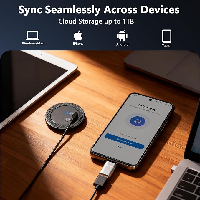 AI Voice Recorder Designed as Magnetic Phone Stand, Real-Time Transcription in 100+ Languages, Smart Digital Audio Recorder Transcribe & Summarize Note Taker Lectures Meetings (Space Gray)