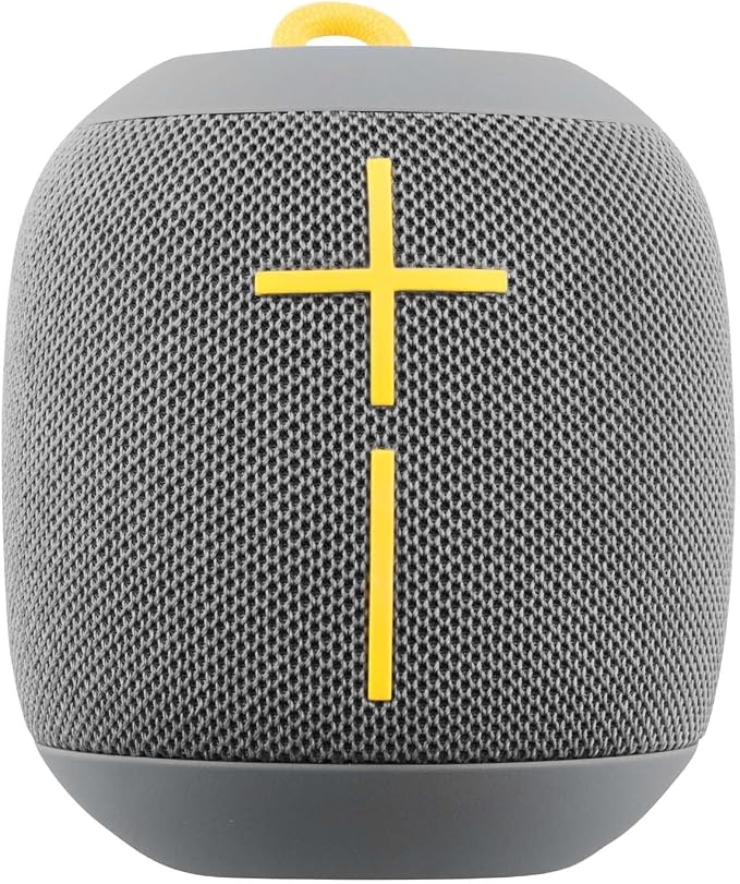 UE WONDERBOOM Super Portable Waterproof Bluetooth Speaker (Stone Grey) (Renewed)
