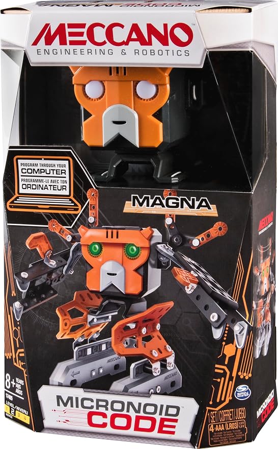 MECCANO-Erector - Micronoid Code Magna Programmable Robot Building Kit