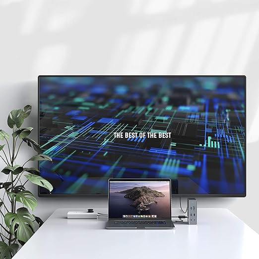 Hyper HyperDrive USB C to USB C Cable (6ft/2M) - 100W Power Delivery, 10Gbps Data Transfer, Video Output, Emark Smart Chip