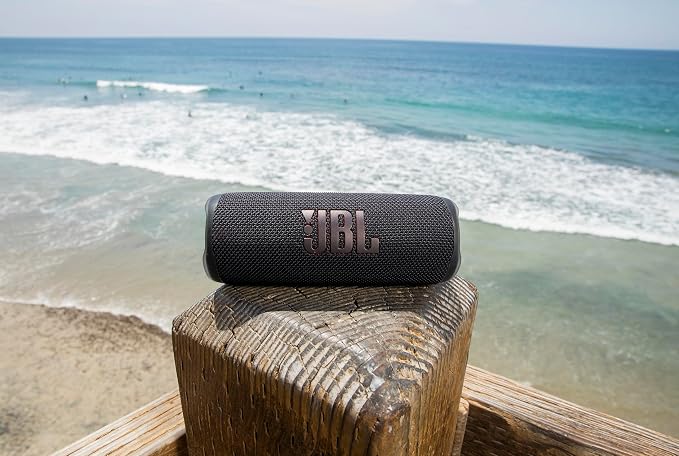 JBL Flip 6 - Portable Bluetooth Speaker, Powerful Sound and deep bass, IPX7 Waterproof, PartyBoost for Multiple Speaker Pairing, Home, Outdoor Travel (Squad) Camouflage (Renewed)