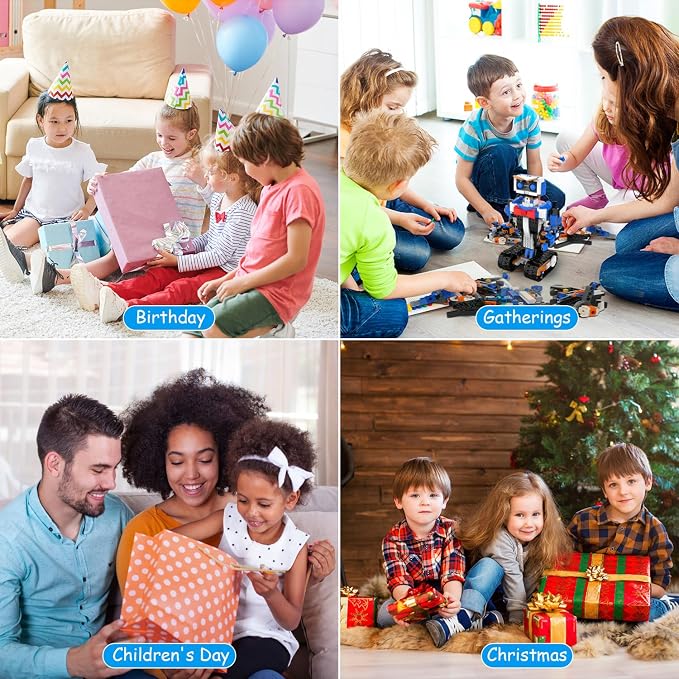 okk Robot Kit, STEM Robotics Set for Ages 6-12, Remote & app Control, Programming & DIY Assembly. Rechargeable, Perfect Educational Robots Gift Inspiring Creativity & Learning Through Play