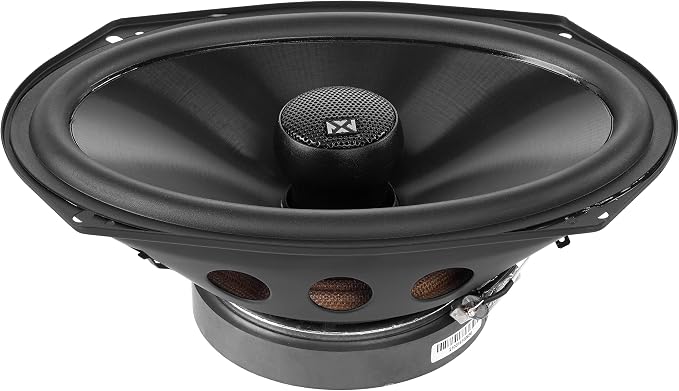 NVX VSP69 900W Peak (300W RMS) 6x9 V-Series 2-Way Coaxial Speakers with 25mm Silk Dome Tweeters