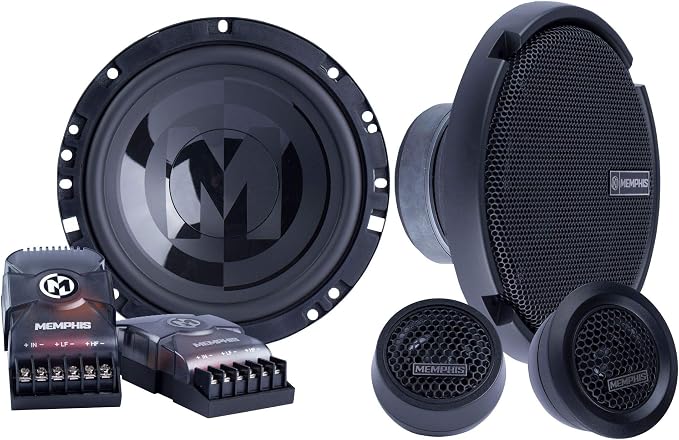 Memphis PRX60C Power Reference Series 6.5" Oversize Component Speakers with 1" Tweeters - Pair