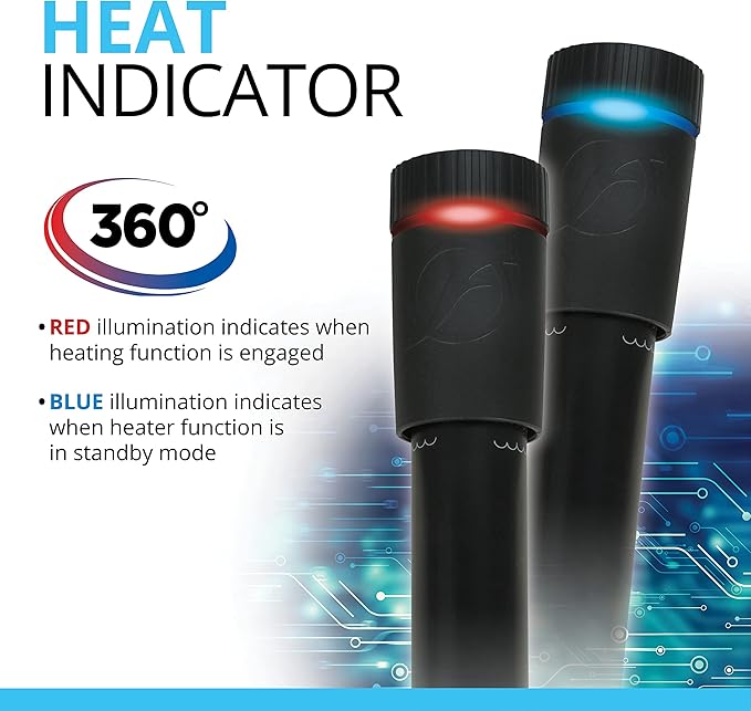 Fluval T100 Fully Electronic Heater for Freshwater Aquariums up to 30 Gal.