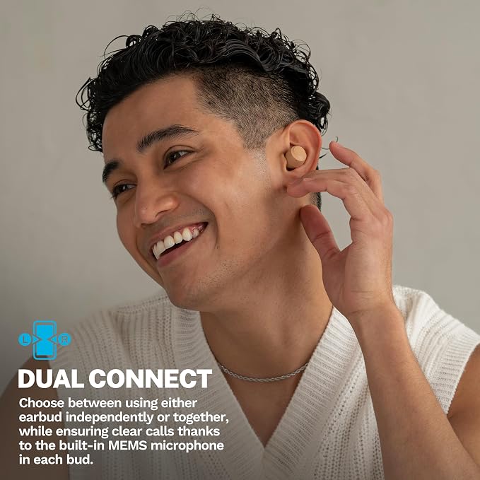 JLab, Go Air Pop+ Tones, True Wireless Earbuds, Bluetooth, IPX4, Dual Connect, 728 N