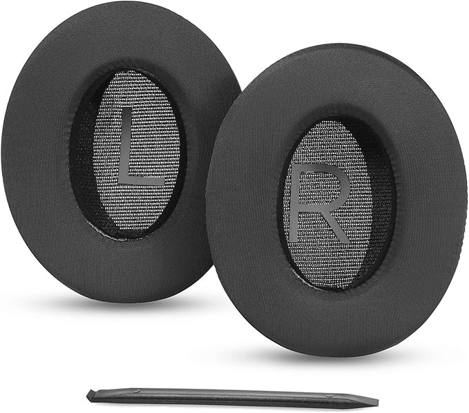 TaiZiChangQin QC45 QC35 Cooling Gel Ear Pads Replacement Compatible with Bose QuietComfort 35 QC35 QC35ii QC45 QC SE Headset Upgrade Earpads Ear Cushions Memory Foam Black