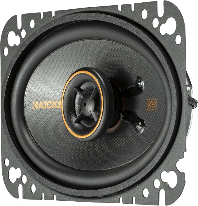 KICKER 51KSC4604 KS-Series 4x6 Coaxial Speakers with .5" tweeters, 4-Ohm, Pair