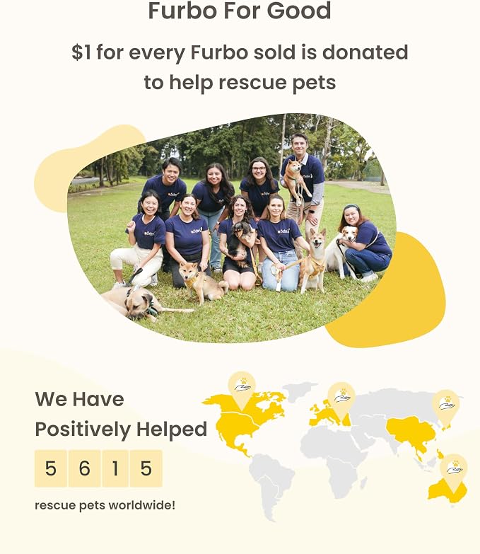 Furbo 360° Dog Camera + Mini 360° Cam [New Subscription Required at Setup] 2-Camera Bundle Nanny Subscription: Dog Safety Alerts, Pet Camera with Speaker, Phone App & Night Vision