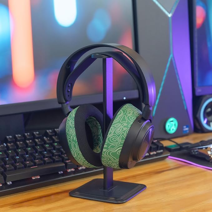 WC Freeze Nova Pro Wireless - Cooling Gel Earpads for Arctis Nova Pro Wireless, Nova Elite & Nova Pro Omni (Doesn’t Fit Other Models), by Wicked Cushions, Extra Thick & Comfortable | Emerald Tide