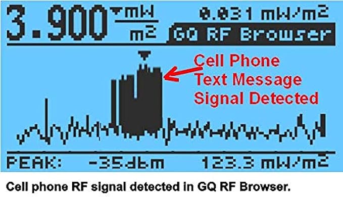 EMF Meter,Advanced GQ EMF-390 Multi-Field Electromagnetic Radiation 3-in-1 EMF ELF RF meter, 5G Cell Tower Smart meter Wifi Signal Detector RF up to 10GHz with Data Logger and 2.5Ghz Spectrum Analyzer