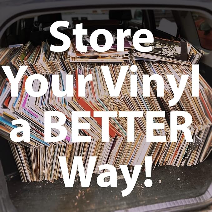 Victrola Vintage Vinyl Record Storage and Carrying Case, Fits all Standard Records - 33 1/3, 45 and 78 RPM, Holds 30 Albums, Perfect for your Treasured Record Collection, White, 1SFA (VSC-20-WHT)