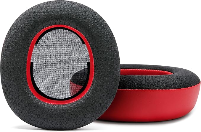 WC Freeze Nova Pro Wireless - Cooling Gel Earpads for Arctis Nova Pro Wireless, Nova Elite & Nova Pro Omni (Doesn’t Fit Other Models), by Wicked Cushions, Extra Thick & Comfortable | Red