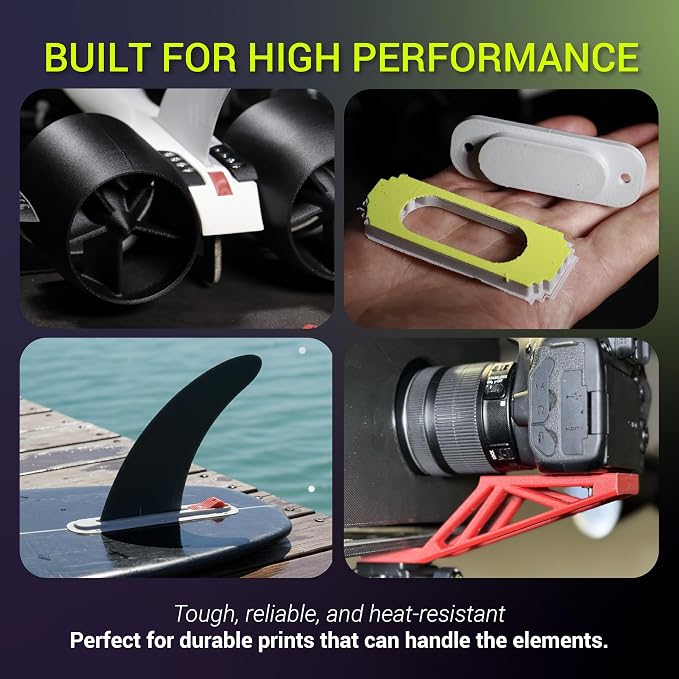 Polymaker Fiberon White PET-GF15 3D Printer Filament 1.75mm 1KG, 15% Glass Fiber Reinforced, High Strength & Heat Resistance, Ideal for Automotive, Industrial & Functional Parts, AMS Compatible