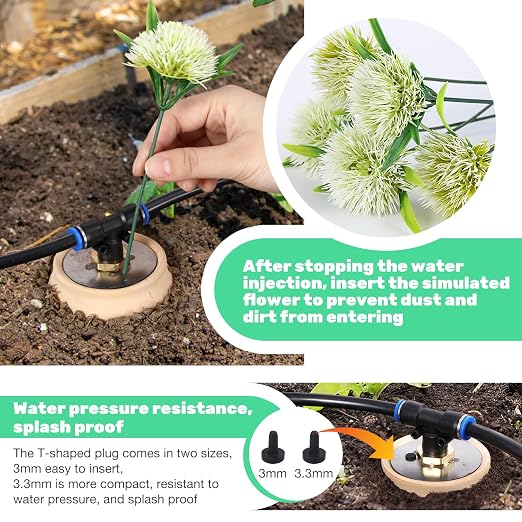 8pcs Olla Watering System 30oz Plant Self Watering Garden Watering System 3.5x3.5x7in Irrigation System Olla Watering System Automatic Plant Watering Devices for Garden