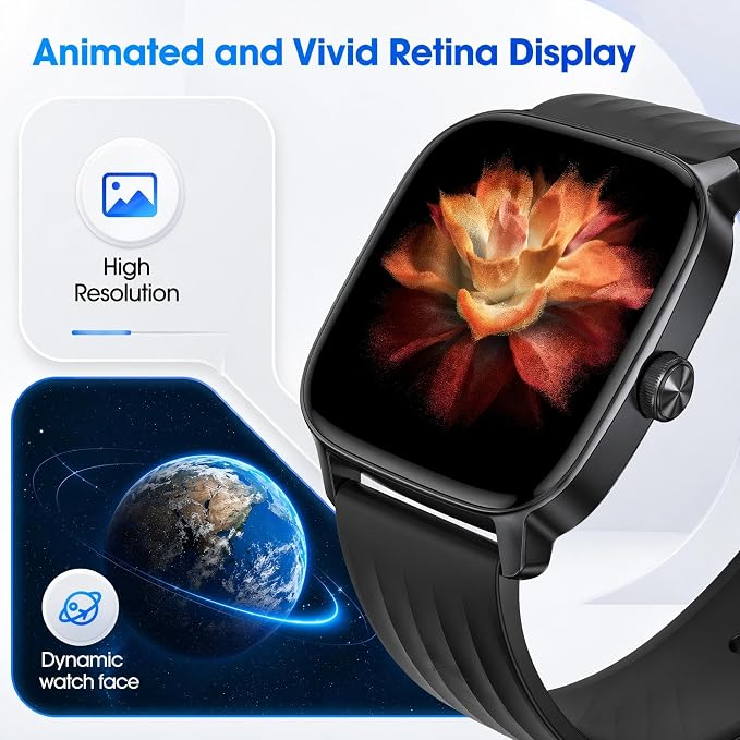Stiive Pedometer Watch Senior Friendly No App/Phone Required, Waterproof Fitness Tracker Watch with Step Counter Calories/Sleep Tracker for Walking Running for Men Women