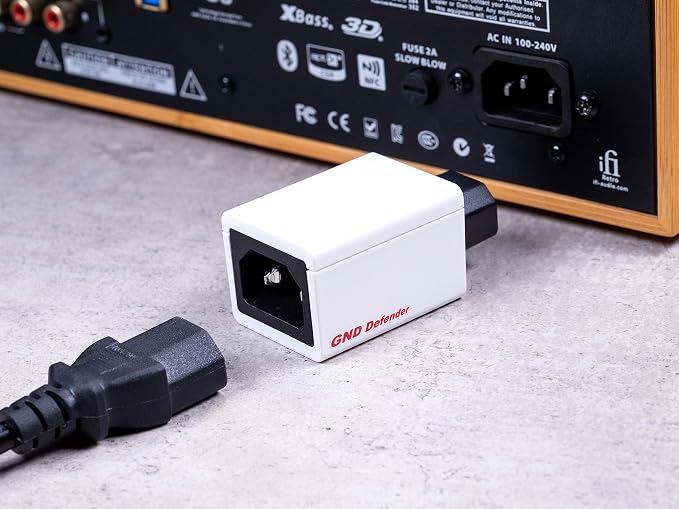 iFi SilentPower - GND Defender - Intelligent Ground Control, IEC Connector Ground Loop Remover