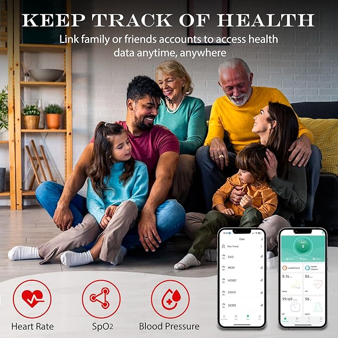 Smart Ring for Women Men, All-New Matte Scratch-Resistant Design, Health & Fitness Tracker for Sleep, Stress & Activity Monitoring, Long Battery Life, Waterproof, No App Fee, Silver 11