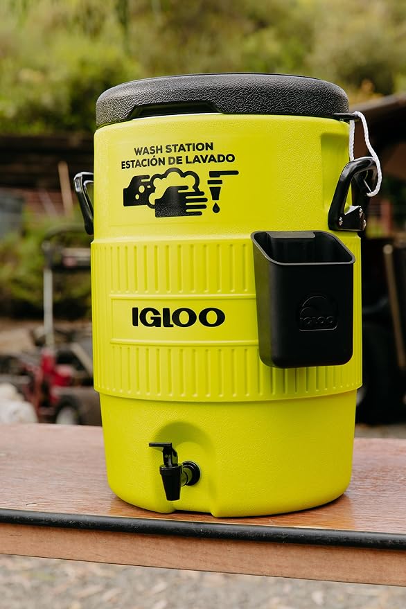 Igloo Sports Cooler | Insulated Beverage Dispenser with Spout |Portable Handwashing Station
