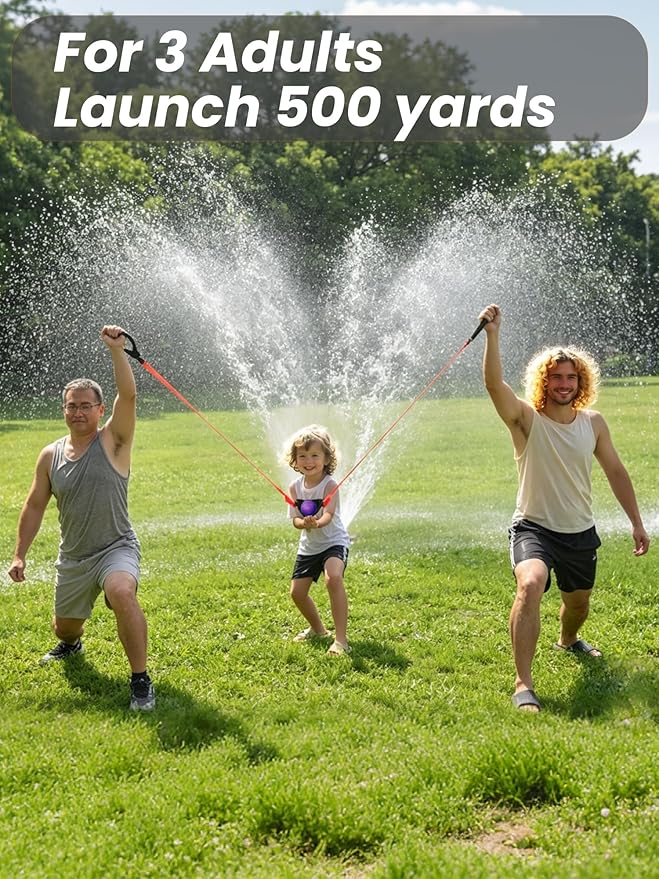Water balloon launcher slingshot heavy duty balloon launcher 3 man water balloon slingshot water balloon launcher slingshot 500 yards catapult rocket adult Toys